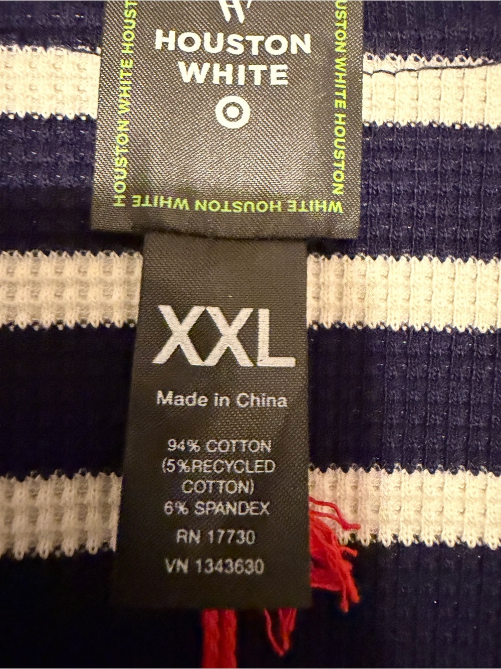 Striped Crewneck Sweater in Navy and White - Picture 4 of 5